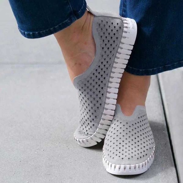 

2020 new women shoes flat woman fashion thick bottom mesh casual shoes breathable comfortable women flats zapatos mujer, Black