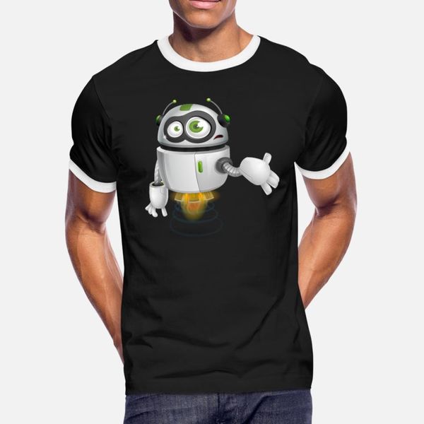 

robot icon direct sorry t shirt men customize 100% cotton round neck letters anti-wrinkle humor summer style natural shirt