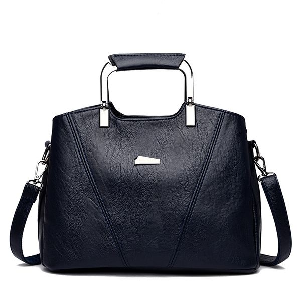 

2020 new ladey work bag fashion simple and versatile blue women shopping handbag shoulder bag