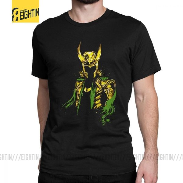

the god of mischief loki t-shirt men graphic novelty t-shirt crew neck cotton tee shirt
