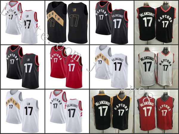 

toronto raptors men #17 jeremy lin white nba golden swingman stitched jersey, Black
