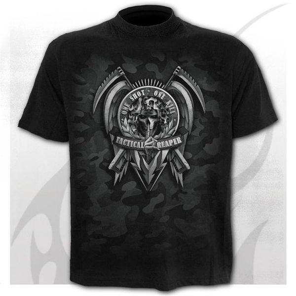 

new design skull street print slim 3d print shirts kawaii graphic horror men clothing