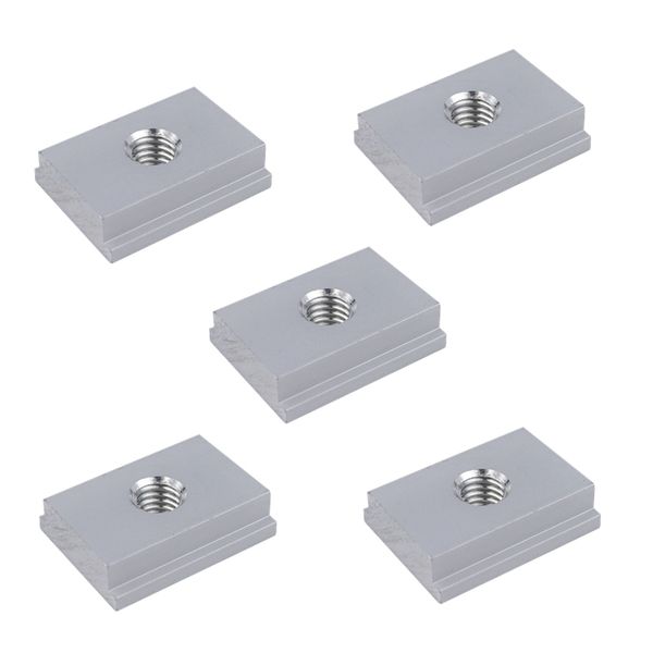 

m6/m8 t-track slider sliding nut aluminum alloy t slot nut for woodworking tool jigs screw slot fastener 5pcs/10pcs