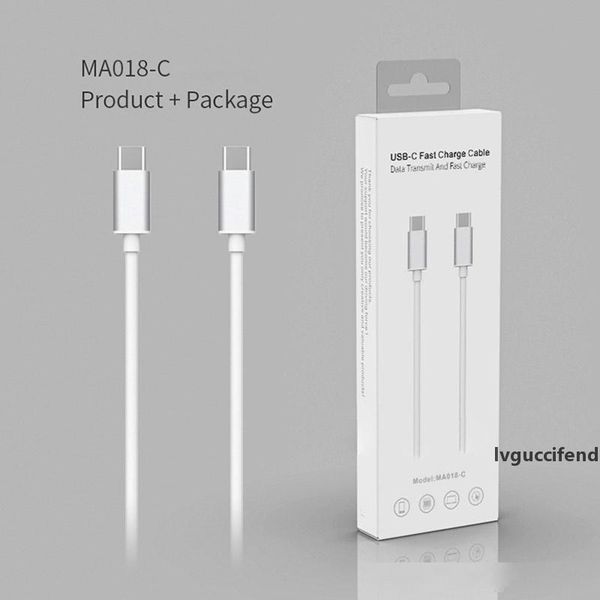 

type c to type c cable 60w pd fast charge 100cm 3ft high speed data transmission type-c charging cables with retail package