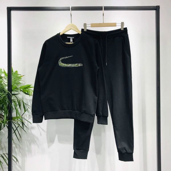 

мужчины женщины tracksuit с животных дизайн стиль осень зима весна пуловер hoodie + штаны две пьесы набор с этикетками 2 цвета размер -2xl, Gray