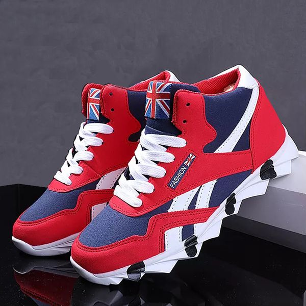 

winter sport shoes for men sneaker blade bottom massage sole men mesh tennis size 39-49 dropship warm snow men's running shoes, Black