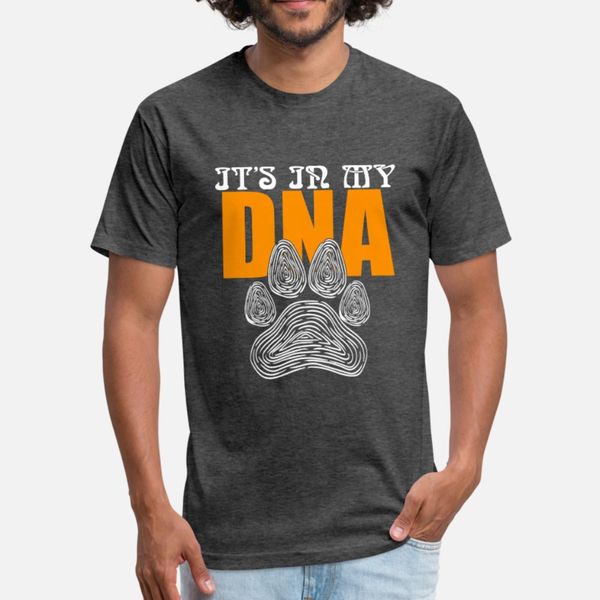

shirt for certified dog lover it's in my dna t shirt men print cotton round neck trend famous new fashion spring autumn standard shirt