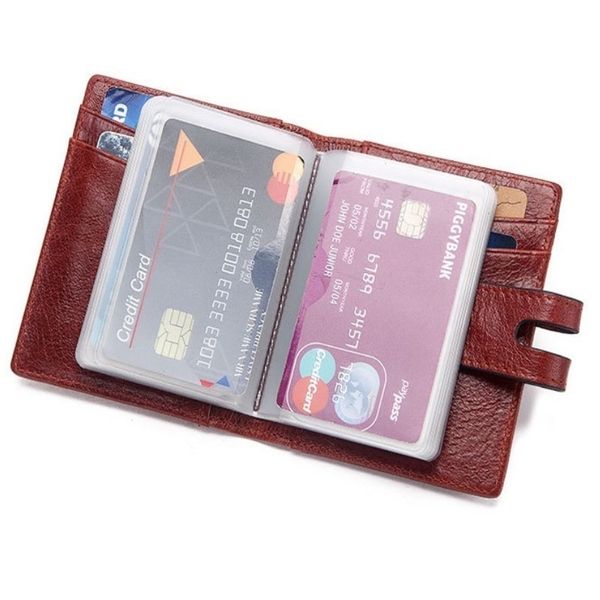 

passport wallet woman genuine leather travel passport cover case document holder large capacity credit card holder coin purse, Red;black