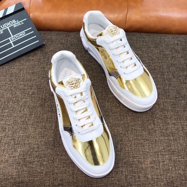 

2021r custom men 's england shoes ,fashion white shoes ,wild shoes ,comfortable and breathable sneakers :original box packaging :38 -4, Black