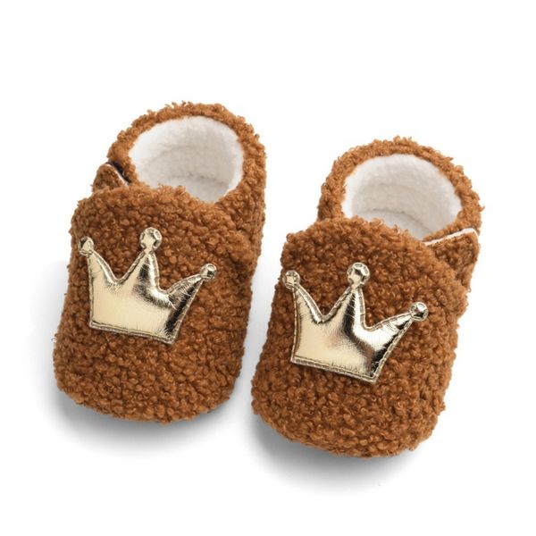 

first walkers latest autumn baby girls boys breathable anti-slip casual crown sneakers toddler soft soled walking warm shoes