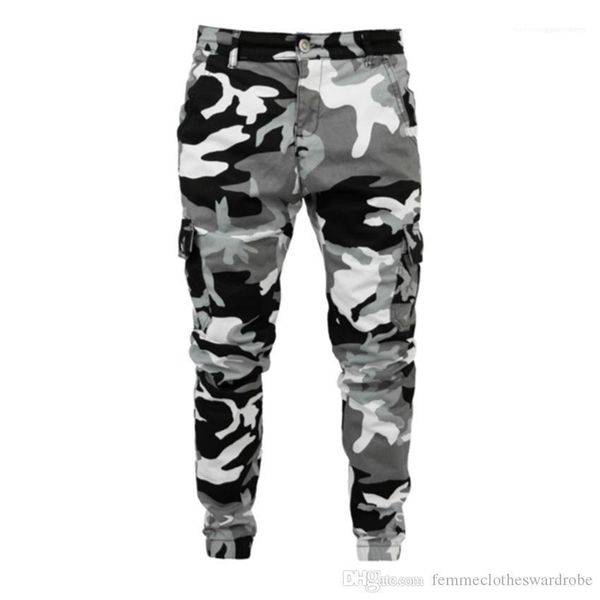 

jeans mens designer jeans camouflage printed autumn casual cool skinny sports zipper pencil pants fashion mens, Blue