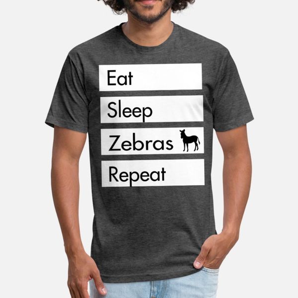 

eat sleep zebras repeat zebra design t shirt men design 100% cotton s-xxxl gents interesting new fashion spring autumn letter shirt