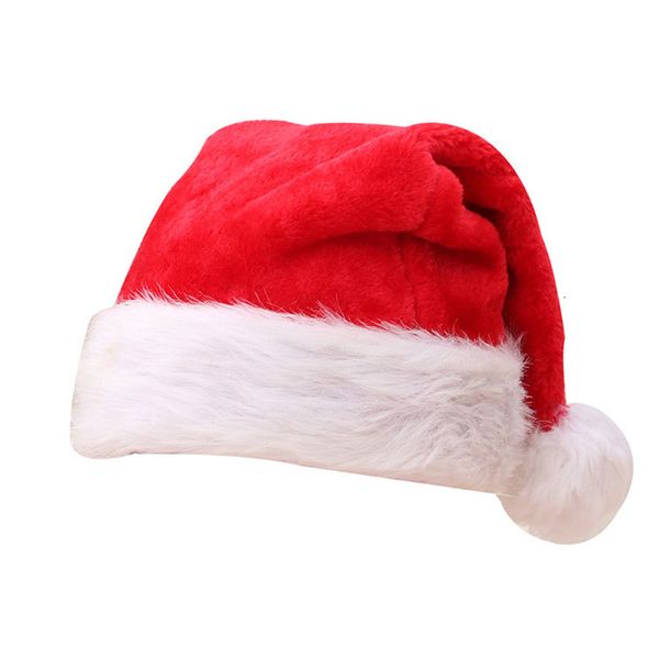 

wholesale traditional red and white christmas decorations santa hat