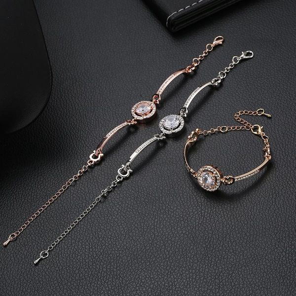 

3 m773f rhinestone gift alloy wedding bangle christmas women 201910 crystal fashion charm colors bracelets jewelry bracelet hwjh czwec