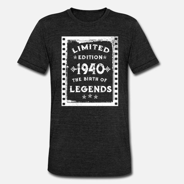

80th birthday gift original vintage 1940 t shirt men designs short sleeve s-3xl natural anti-wrinkle humor summer style standard shirt