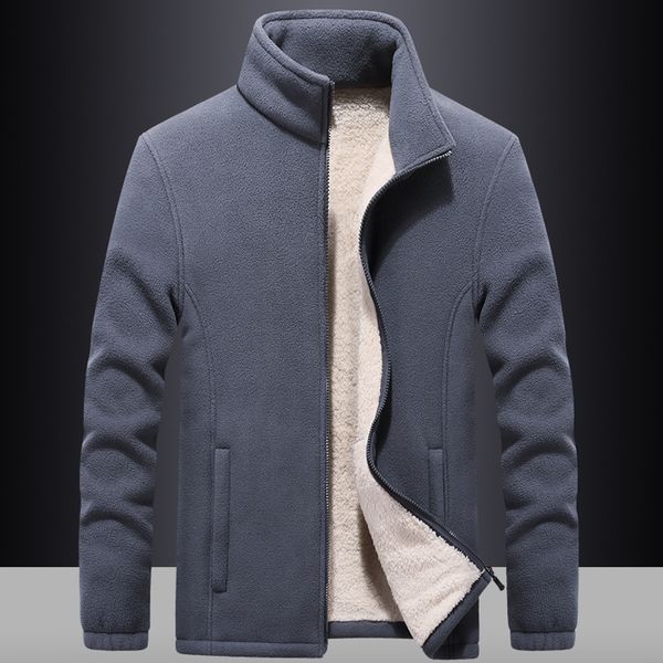 

Septhydrogen Men's windbreaker Thick Fleece Jackets outwear Sportswear 7XL 8XL 9XL Wool Liner Hoody Warm Hoodies Thermal Coat Sweatshir