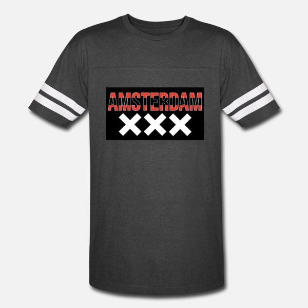 

амстердам xxx t shirt men ситца crew neck vintage сыпучие смешной summer style normal рубашка