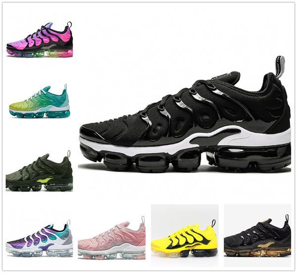 

factory version tn plus women running shoes triple black white men stylist sneakers bumblebee trainer sport outdoor shoes with box as31