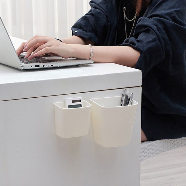 

household storage case punch abs seamless wall mounted white easy install