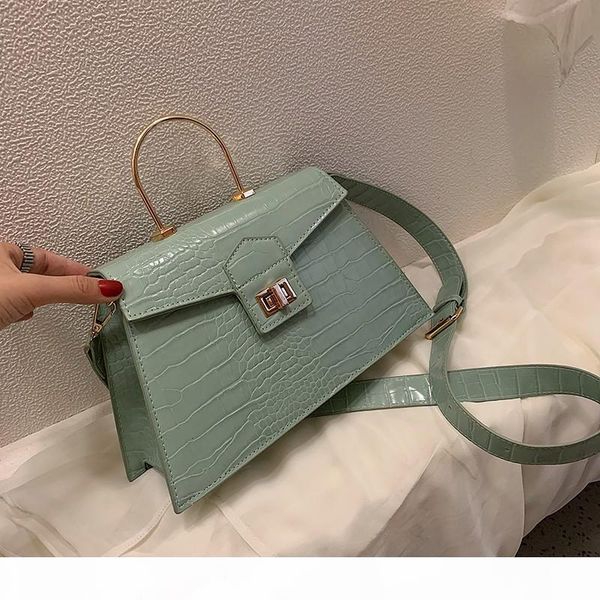 

fashion handbags purses women bags 2020 new ladies totes shoulder bag crocodile pattern design bags famous women messenger bags