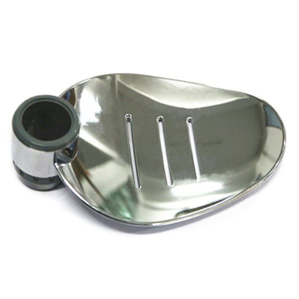 

leaf shape abs soap dish home space saving for shower rail electroplated screwed