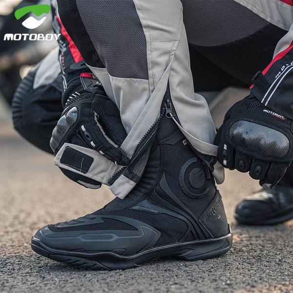 

motoboy motorcycle riding shoes anti falling, anti slip, anti-skid, waterproof shoes, motorcycle racing riding boots travel