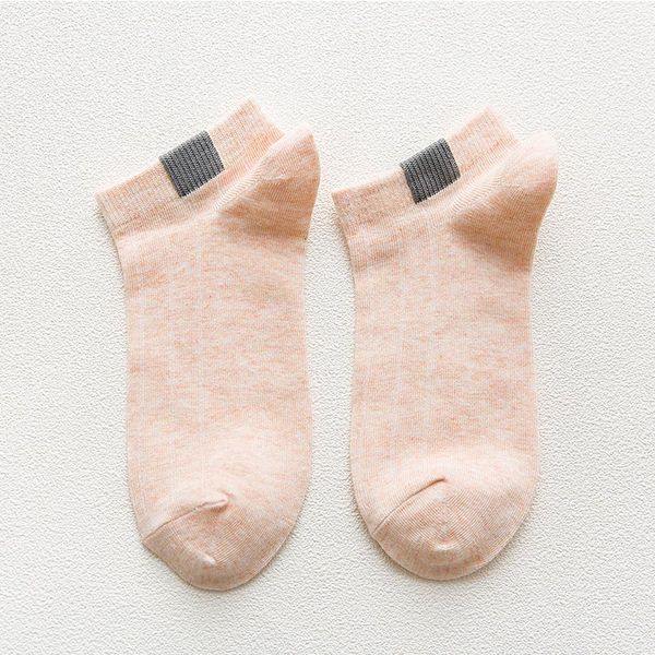 

solid color women ankle jacquard thin breathable fashion summer socks, Black