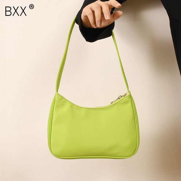 

bxx] маленькие повседневные сумки нейлон для женщин 2020 лето элегантный плеча сумки для женщин путешествия леди мода solid color bag hn289