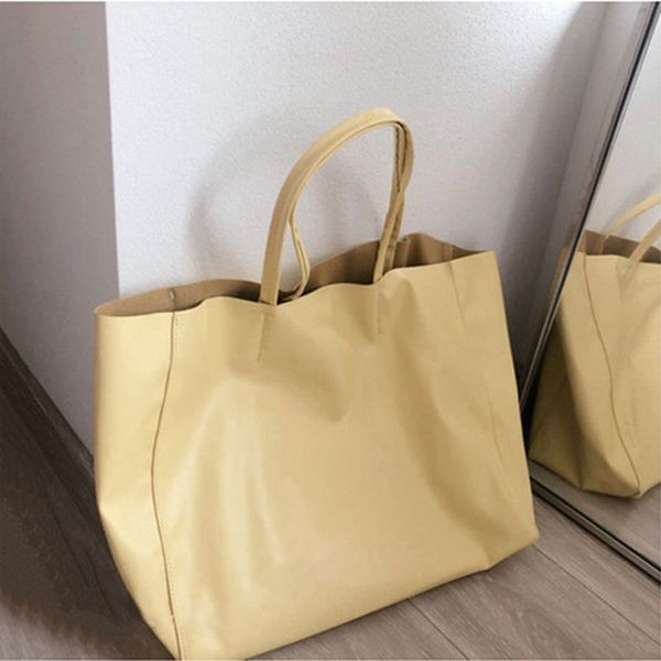 

simple ladies fashion shoulder bags female solid color large capacity tote bags pu leather women trend casual handheld bags vt1674