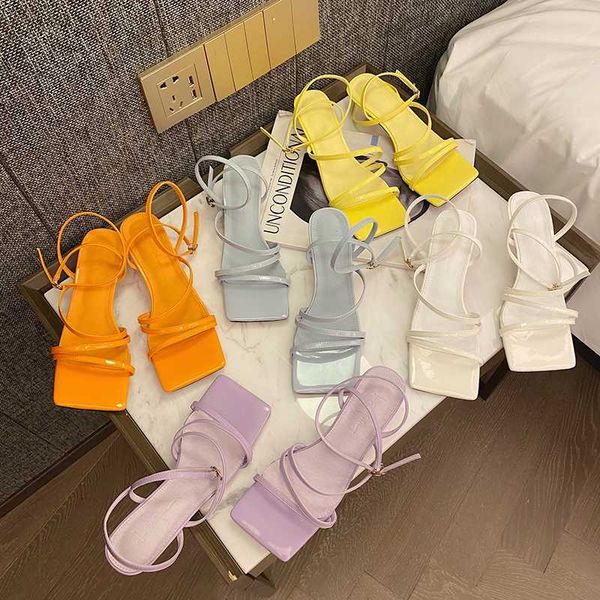 

narrow band design women fashion sandals thin low heels pumps ankle strap ladies pumps party dress shoes woman fashion slides, Black