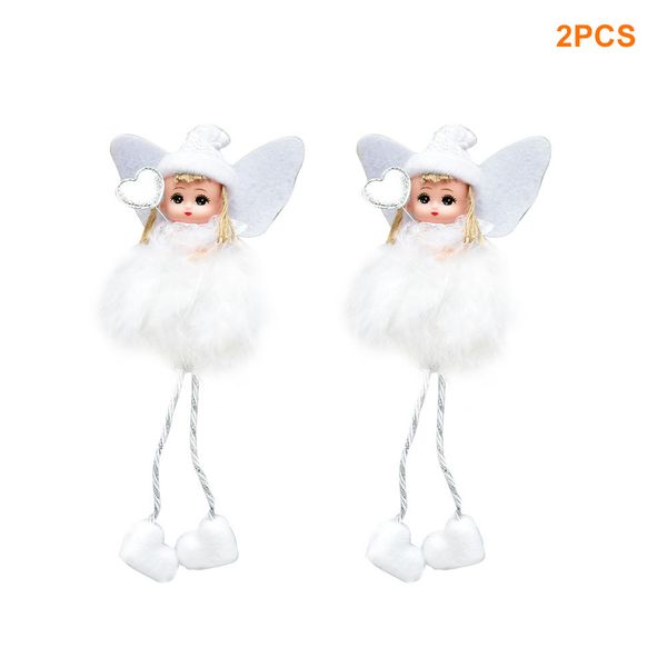 

2pcs angel doll pendant home window party kids gift tree hanging christmas decor