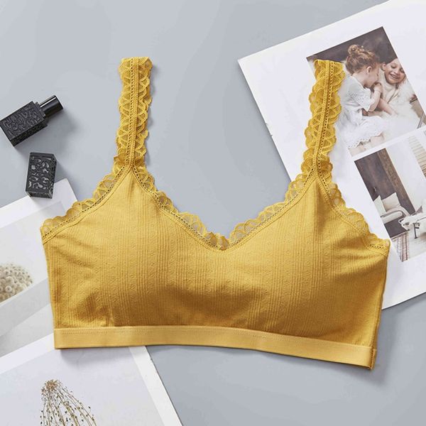 

bras arrival woman push up wireless sports bra lace plus large big size bralette female underwear full cup lingerie, Red;black