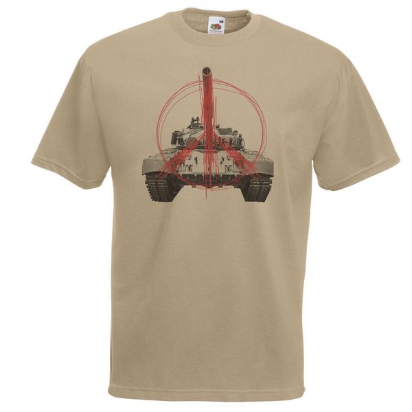 

2019 fashion summer short sleeves cotton fashion khaki peace tank swar army style humanitarian cotton t-shirt