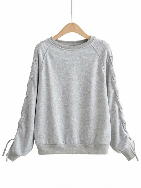 

autumn women's new sleeve hollow strap autumn women's new sleeve hollow sweater strap sweater fisvj, Black