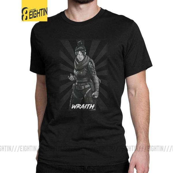 

men's wraith apex legends t shirts battle royale game cotton clothing vintage short sleeve crew neck tee shirt summer t-shirts