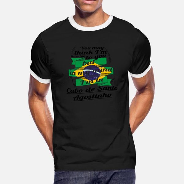 

urlaub brasilien brasil travel i m in brazil cabo t shirt men printed short sleeve s-3xl novelty fit authentic summer original shirt