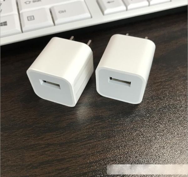 

dhl 100pcs oem original a quality 5v 1a 5w us/eu plug adaptor usb ac power charger wall adapter a1385 a1400 with retail box