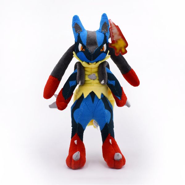 

28cm doll center mega lucario x&y stuffed plush toys soft doll for children lj200808