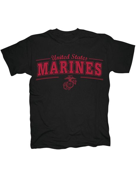 

2019 summer cool tee shirt new nwt us marines military branch & logo across front chest t-shirt 2x funny t-shirt