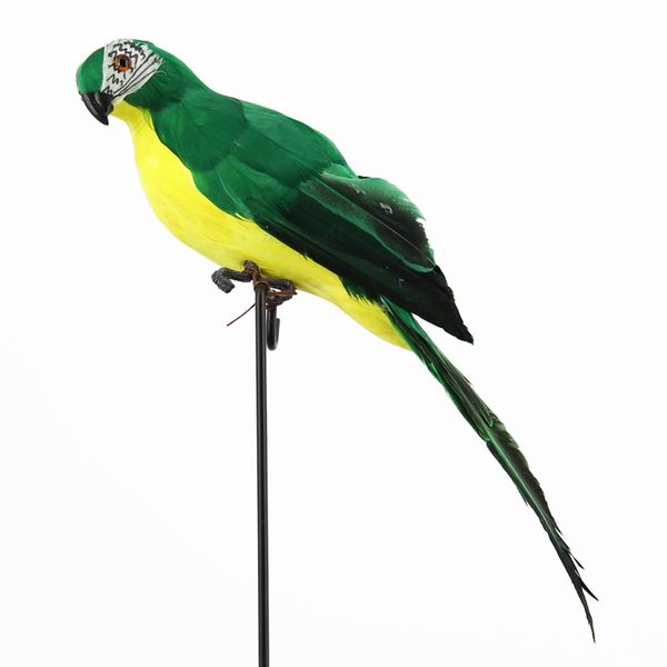 

parrot garden imitation birds tree decor outdoor realistic ornament animal