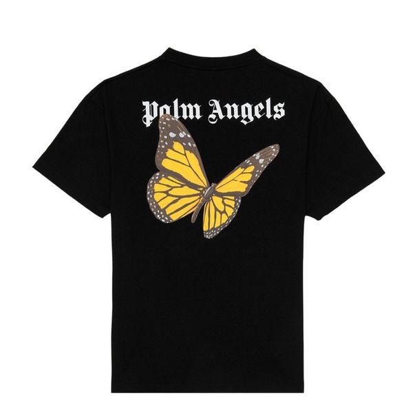 

2020angels красота прилива palm бабочка печать ангела pa потерять случайный спорт шеи с коротким рукавом футболки мужчин и женщинами 92002-0, White;black