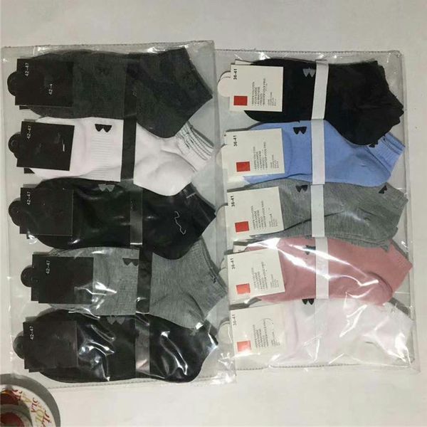 

fashion u&a ankle socks women men sock slippers sports cotton anklet girls hosiery ship socks summer classical short sneaker stockings ins, Pink;yellow