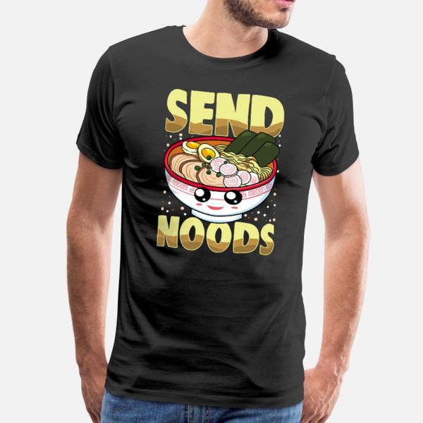 

asian food send noods noodle soup t shirt men print 100% cotton euro size s-3xl kawaii fit breathable summer pictures shirt