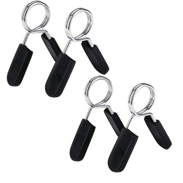

4pcs spring collars clips exercise collar barbell clamps for olympic bars dumbbells fitness training gym equipment