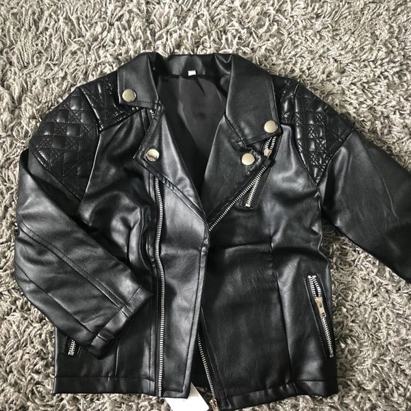 

мальчики pu куртки 1-7 лет детские мотоцикл мода алмазы стеганой молния девочек пальто прохладной весна осень именитых продажи y200901, Blue;gray