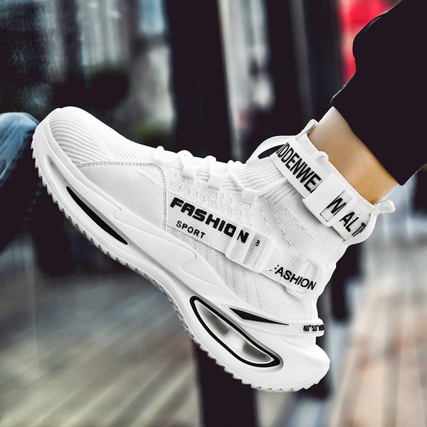 

men seakers brand designer high shoes comfortable running for male trainers fashion thick bottom athletic trainer zapatillas