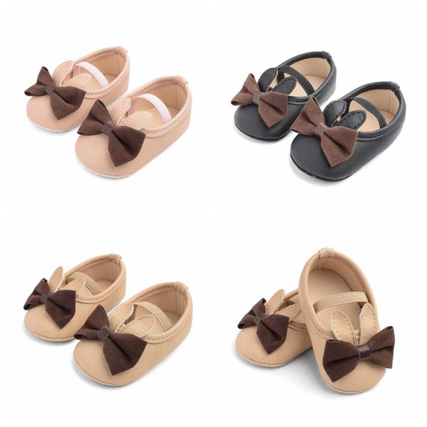 

multicolor bowknot baby first walkers classic princess baby shoes soft bottom anti-slip toddler shoes infant kids crib