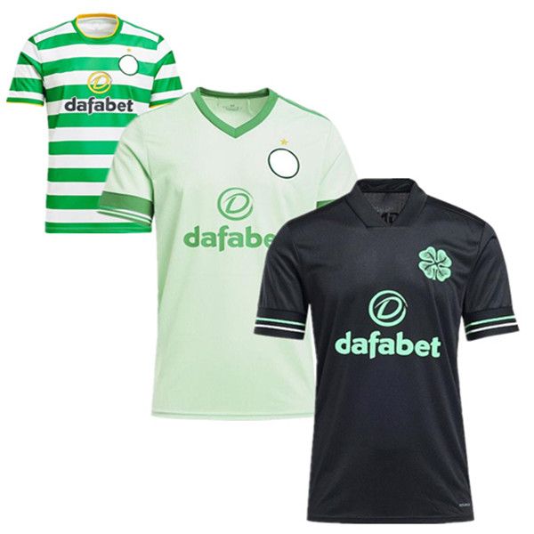 

20 21 celtic fc soccer jerseys mcgregor griffiths 2020 2021 klimala forrest brown rogic christie edouard home men + kids football shirts, Black;yellow