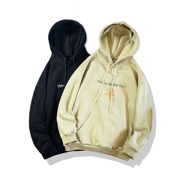 

men's hoodies & sweatshirts 2021 casual men classic hip hop streetwear one piece brand black grey