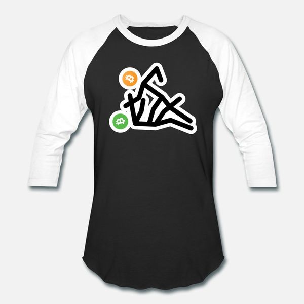 

bitcoin btc vs bcash bch crypto blockchain t shirt men knitted short sleeve round neck slim crazy humor spring family shirt